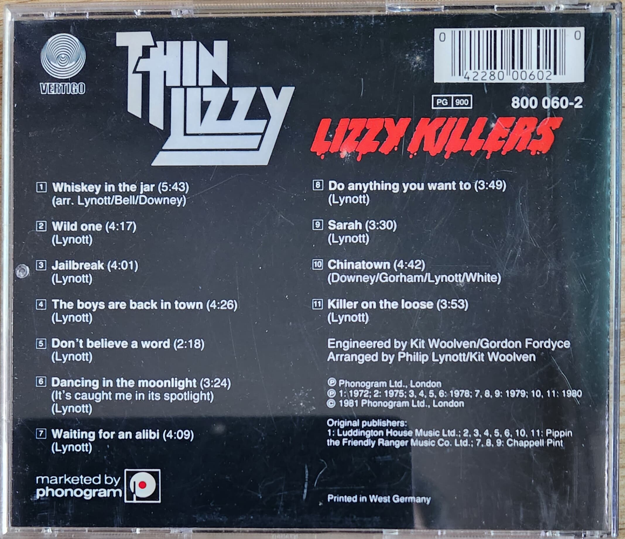 Thin Lizzy /Lizzy killers