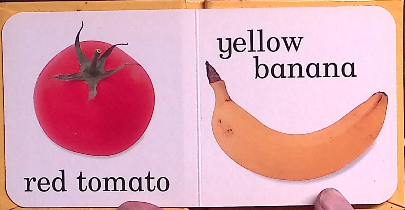 Colors to eat (board book)