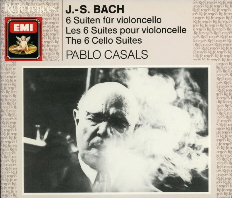 Bach : The 6 Cello Suites (무반주 첼로 모음곡 전곡집) - 파블로 카잘스(Pablo Casals)(2cd) (1988년 독일발매) 