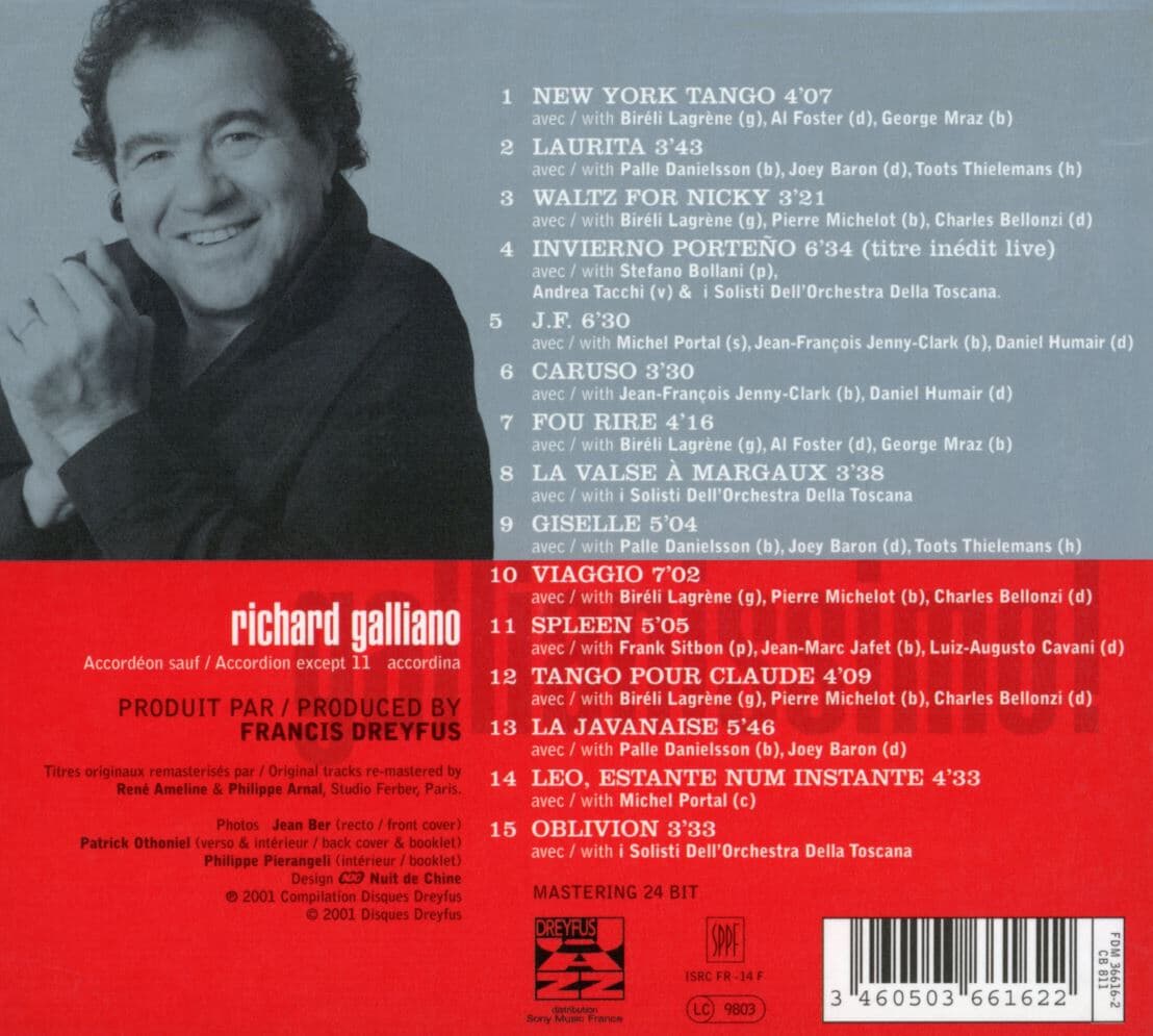 리처드 갈리아노 - Richard Galliano - Gallianissimo! The Best Of Richard Galliano [디지팩] [프랑스발매]