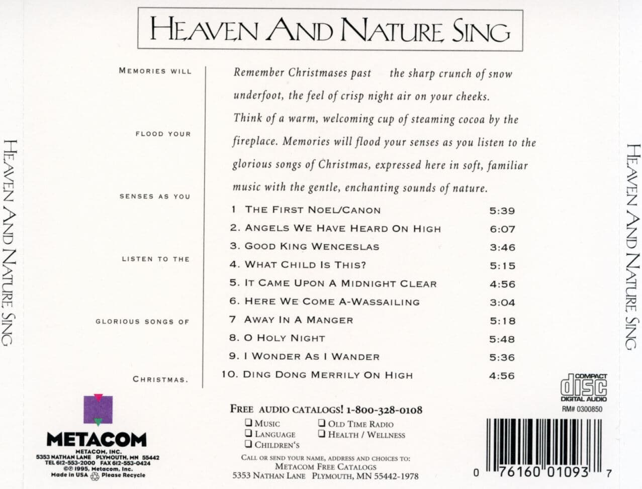 Heaven And Nature Sing (V.A) [U.S발매]