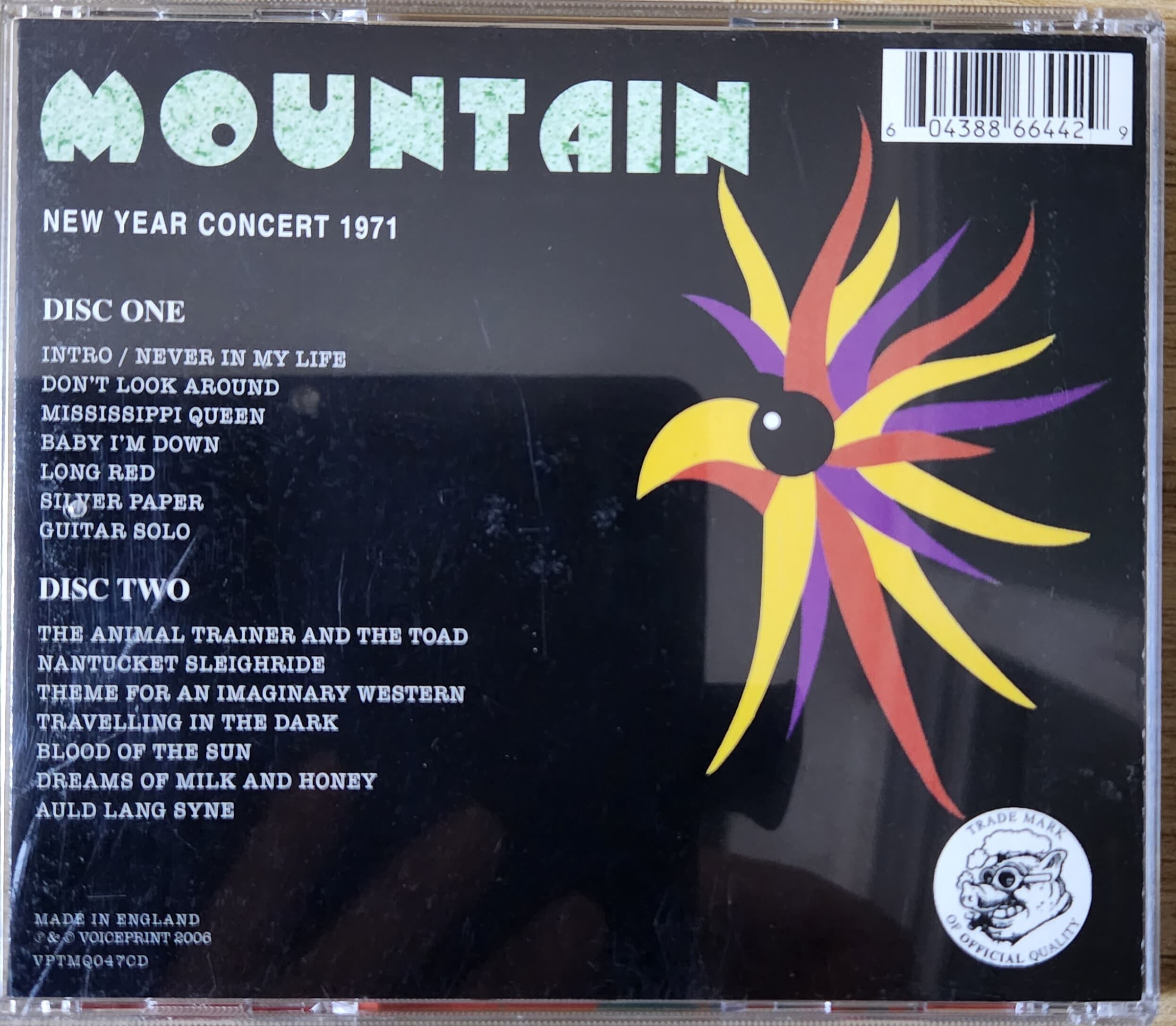 MOUNTAIN /NEW YEAR CONCERT 1971 Official Bootleg Series, Vol.14 [2CD]