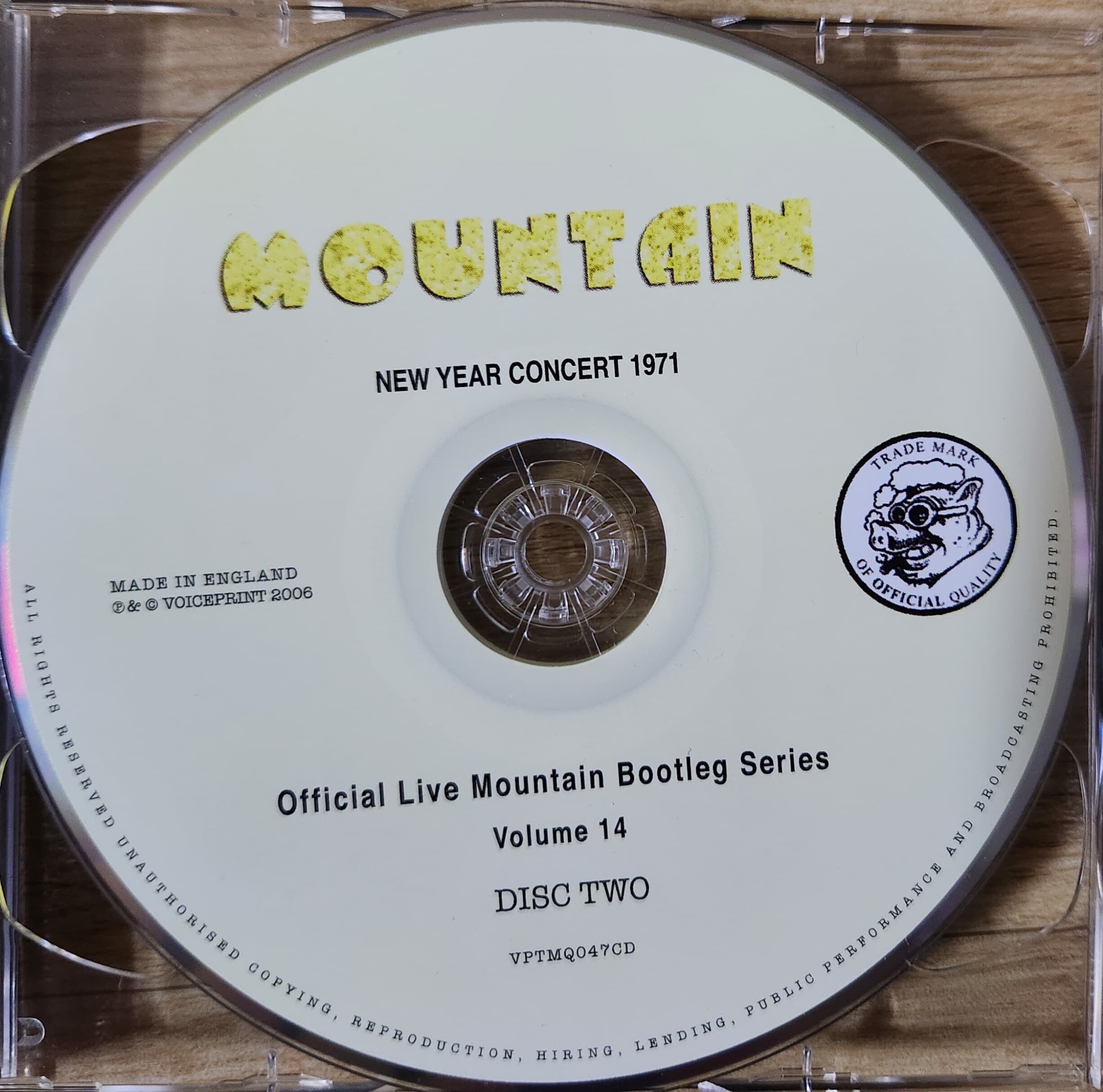 MOUNTAIN /NEW YEAR CONCERT 1971 Official Bootleg Series, Vol.14 [2CD]