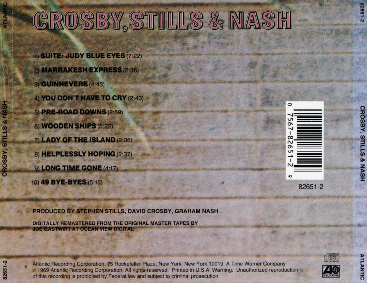 크로스비, 스틸스 & 내시 - Crosby, Stills & Nash - Crosby, Stills & Nash [U.S발매]