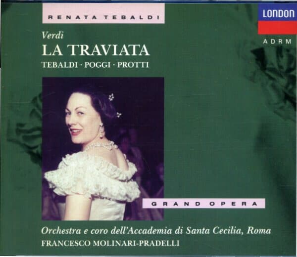 [수입] La Traviata (라트라비아타) / Verdi / Tebaldi (2CD)