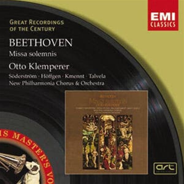 [미개봉] Otto Klemperer / 베토벤 : 장엄미사 (Beethoven : Missa Solemnis) (수입/5675472)