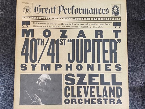 [LP] 조지 셀 - George Szell - Mozart 40th,41st Jupiter Symphonies LP [U.S반]