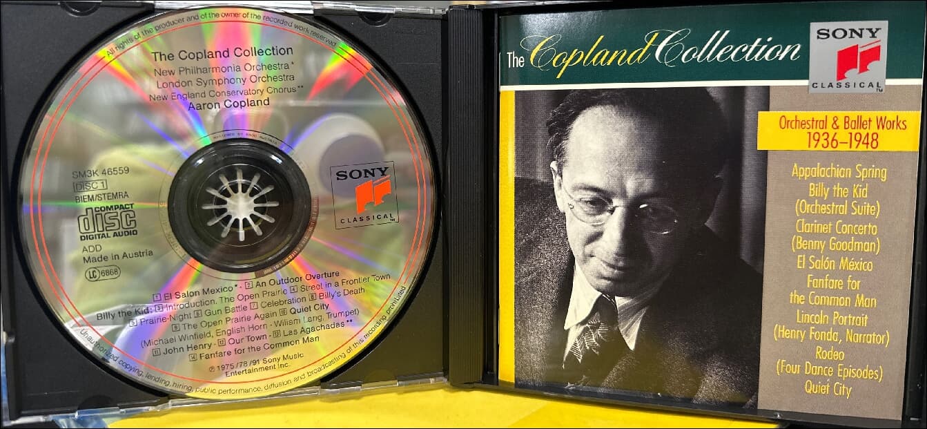코플랜드 (Aaron Copland) - Orchestral & Ballet Works 1936 -1948 (3cd)(유럽발매)