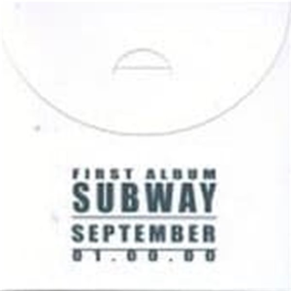 서브웨이 (Subway) / 1집 - September 01.00.00 (Digipack)