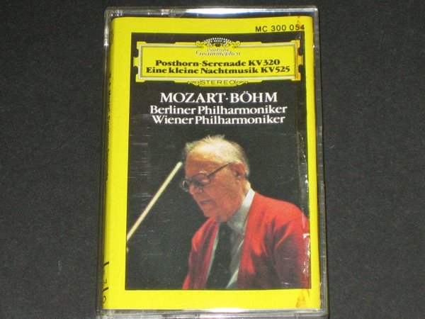 Mozart Bohm Berliner Philharmoniker Wiener Philharmoniker 카세트테이프