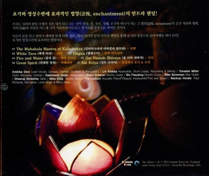 암비카 데비 (Ambika Devi) - Enchantment (법열, 法悅): Music For Yoga & Spirituality (요가 & 영성수련 음악)