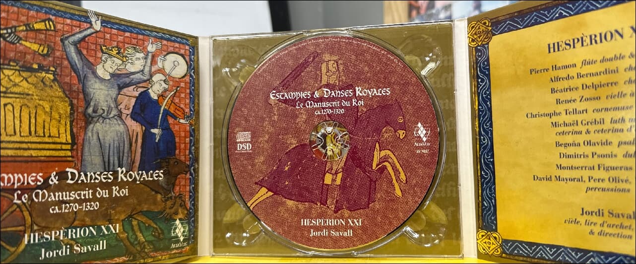 Estampies & Danses Royales (에스탕피와 궁정의 춤 : 왕의 사본) - 사발 (Jordi Savall)  (Europe발매)