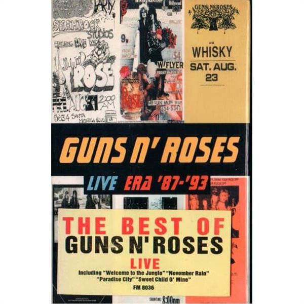 (카세트 테이프) Guns N&#39; Roses (건스 앤 로즈) ? Live Era &#39;87-&#39;93