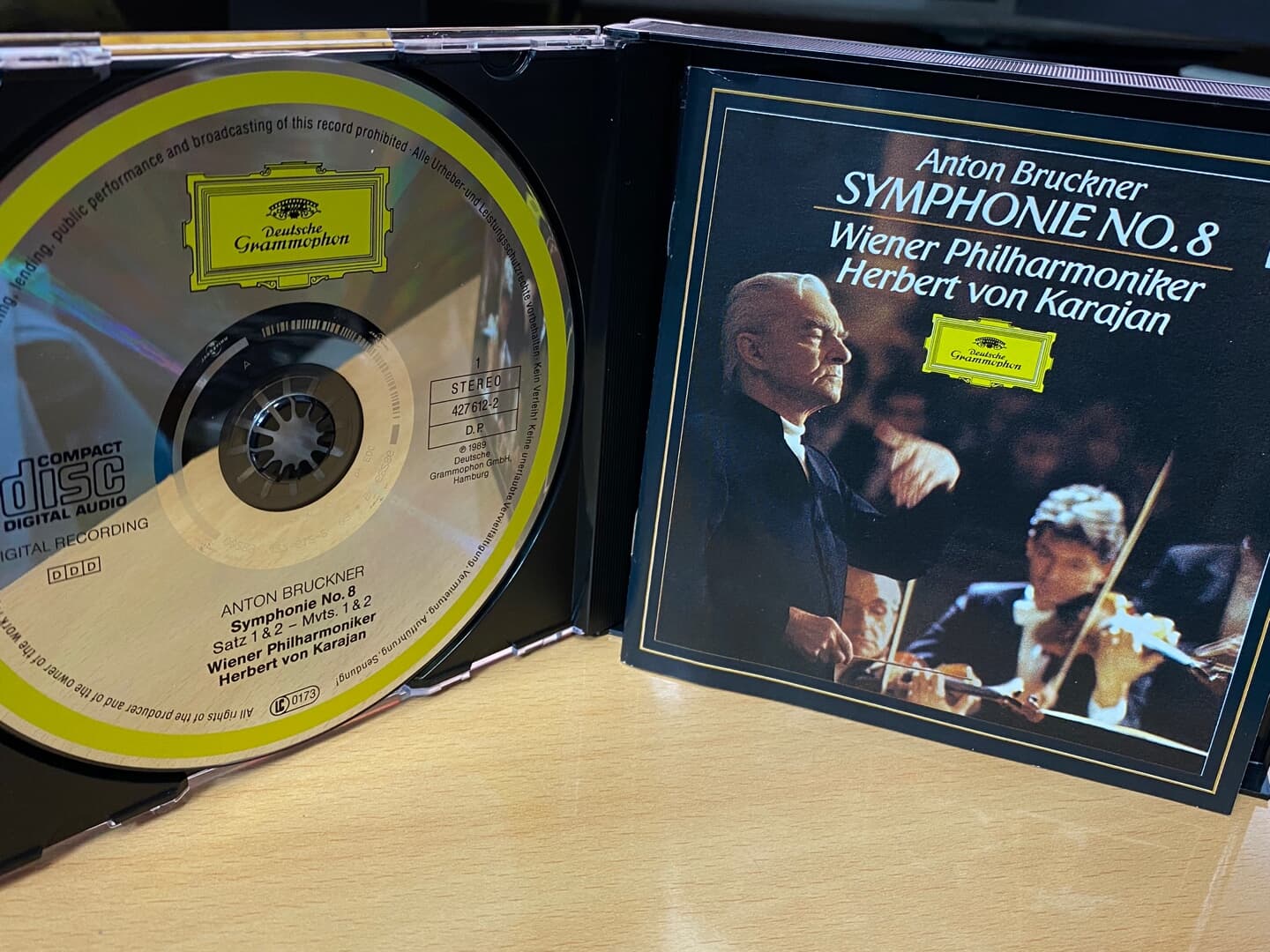 카라얀 - Karajan - Bruckner Symphonie No.8 2Cds [독일발매]