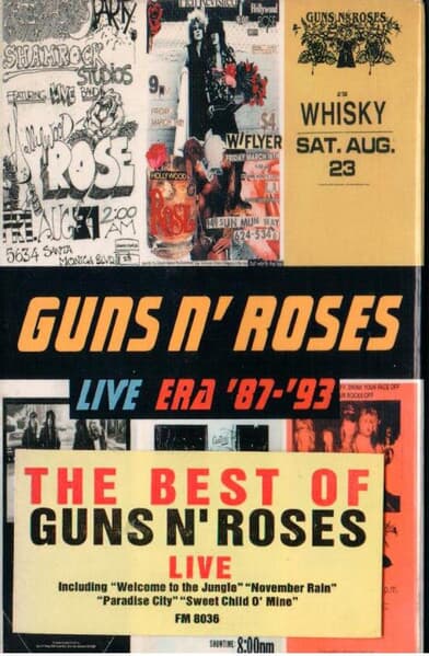 (카세트 테이프) Guns N' Roses (건스 앤 로즈) ? Live Era '87-'93