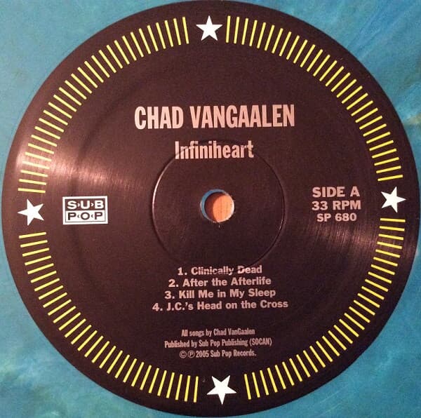 [미개봉 LP] Chad VanGaalen - Infiniheart (한정반/ 컬러반/ 2LP) (USA, Canada 수입)