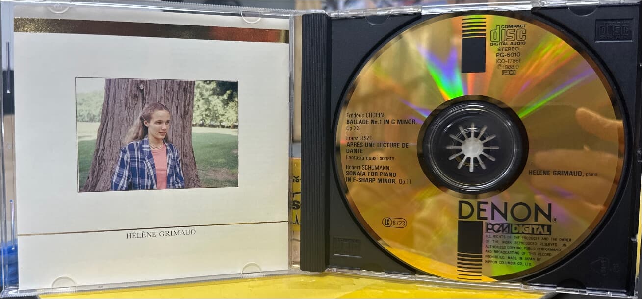 쇼팽 (Frederic Chopin) : Sonata F-Sharp Minor -  그리모 (Helene Grimaud) (gold cd)(일본발매)