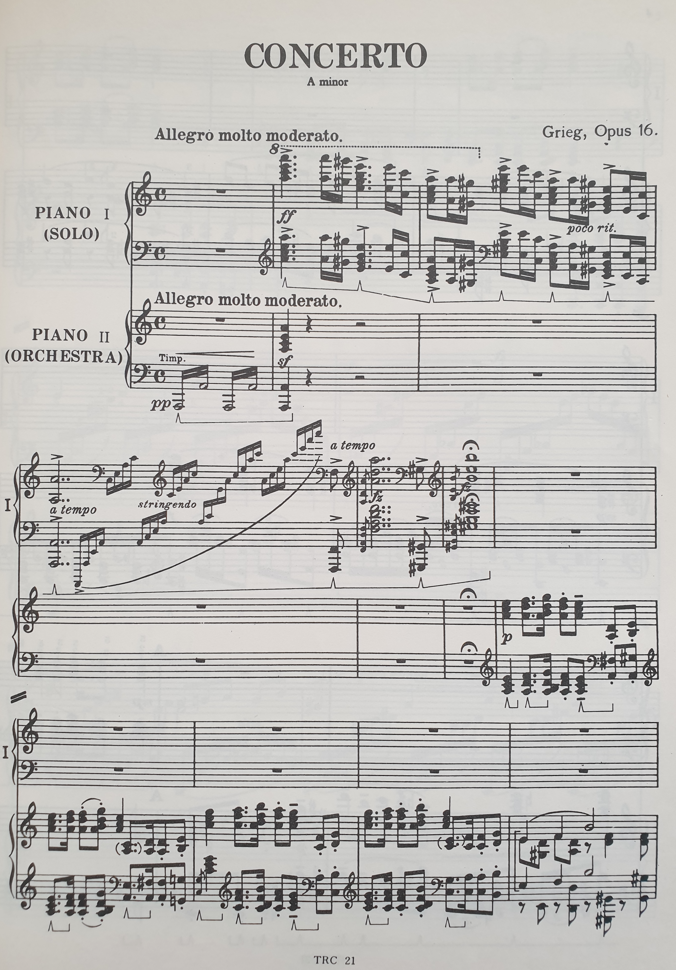 그리그 피아노 협주곡 A단조 Op.16