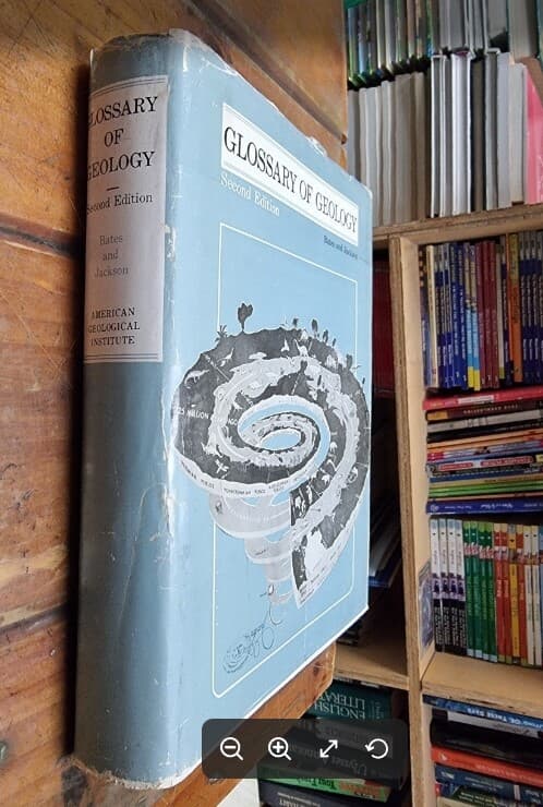 GLOSSARY OF GEOLOGY - SECOND EDITION / 지질학용어사전 / Bates, R.L. and J.A. Jackson. | American Geological OInstitute [영어원서] - 실사진과 설명확인요망 