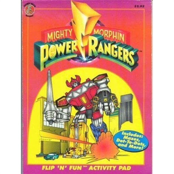 Mighty Morphin Power Ranges (Power Rangers Flip ‘N‘ Fun Activity Pad) paperback