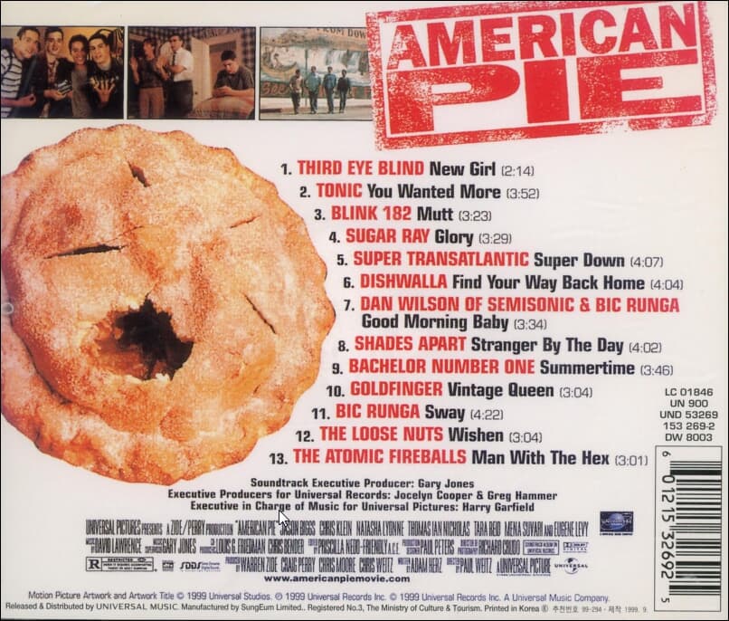 American Pie 2 (아메리칸 파이) - OST (미개봉)