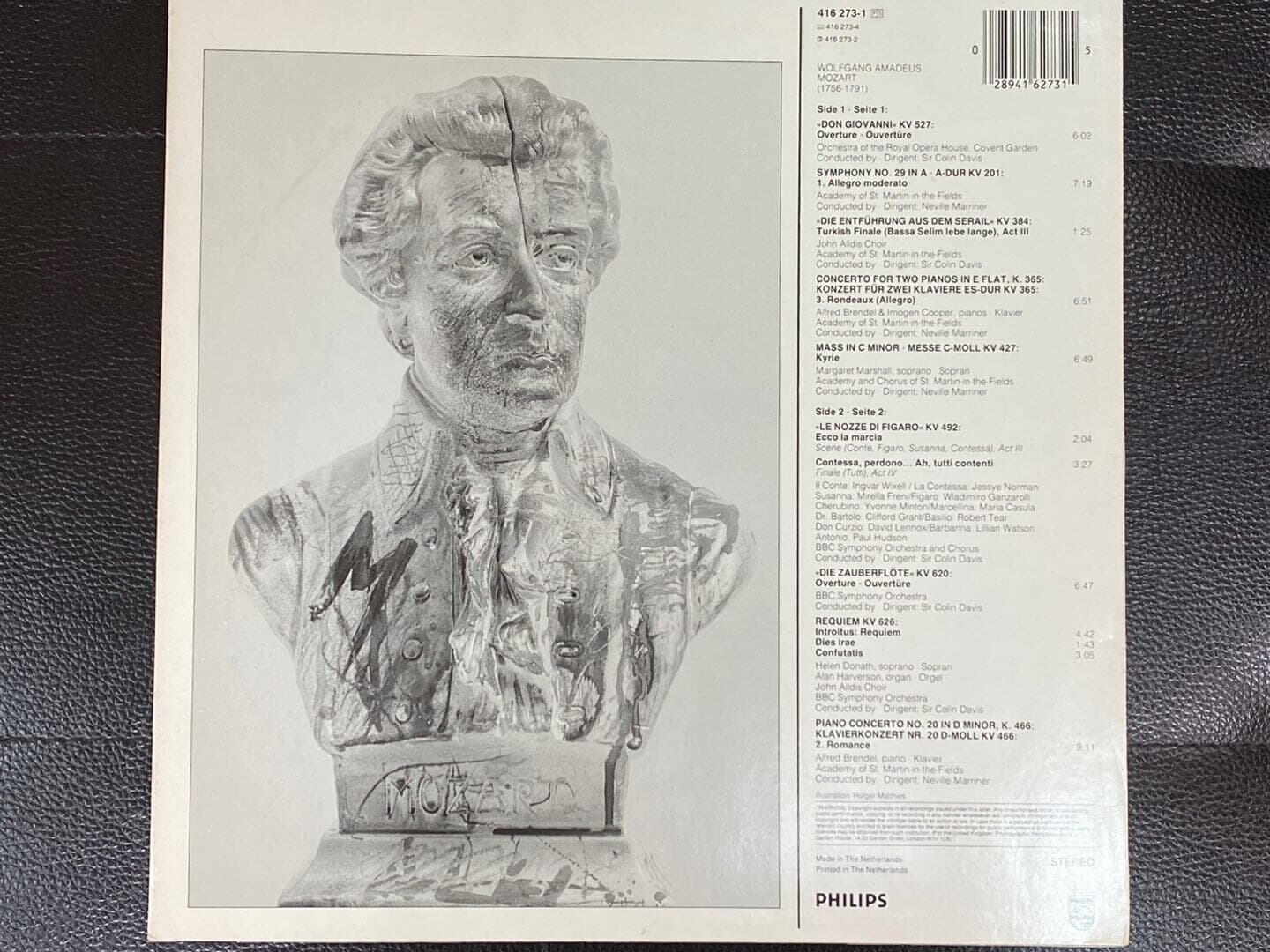 [LP] 콜린 데이비스 - Colin Davis - More Of The Best Of Wolfgang Amadeus Mozart LP [홀랜드반]