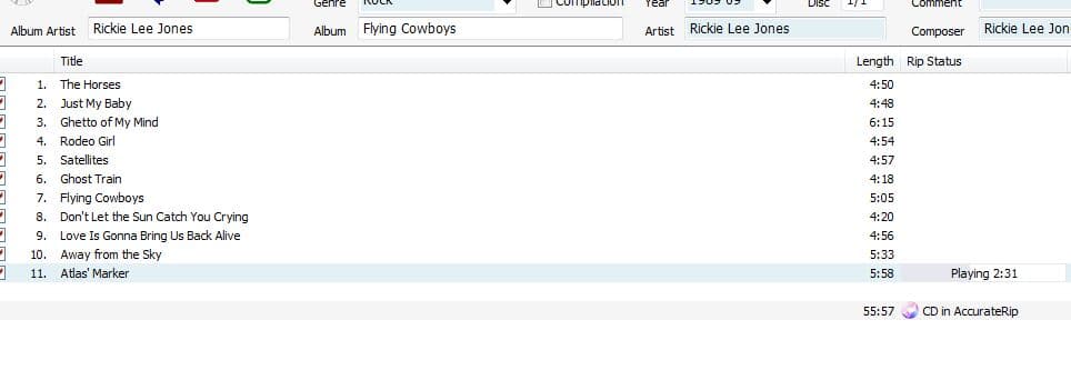 리키 리 존스 - Rickie Lee Jones - Flying Cowboys [U.S발매]