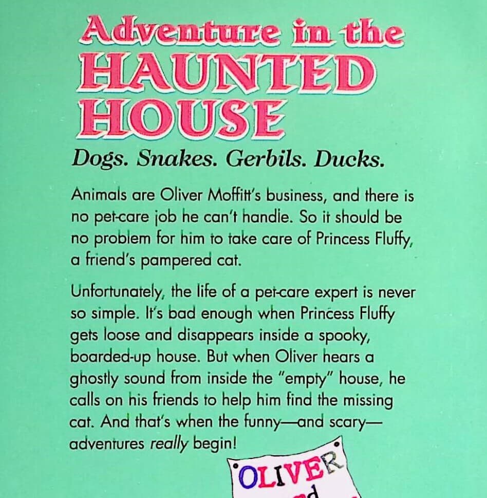 Adventure in the Haunted House (Oliver and Company) Paperback