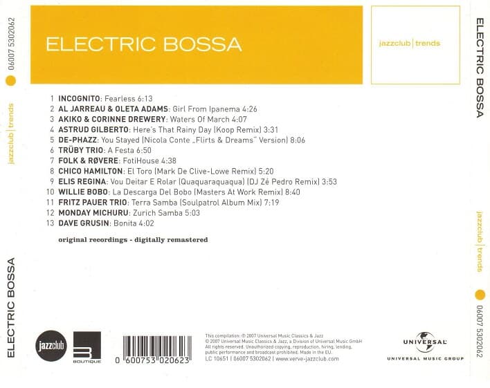 [수입] Various Artists - Bossa Nova Singers