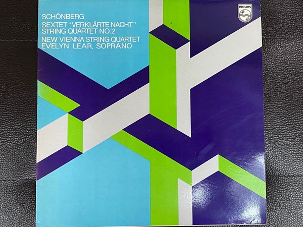 [LP] New Vienna String Quartet,Evelyn Lear - Schoenberg Sextet Verklarte Nacht LP [성음-라이센스반]