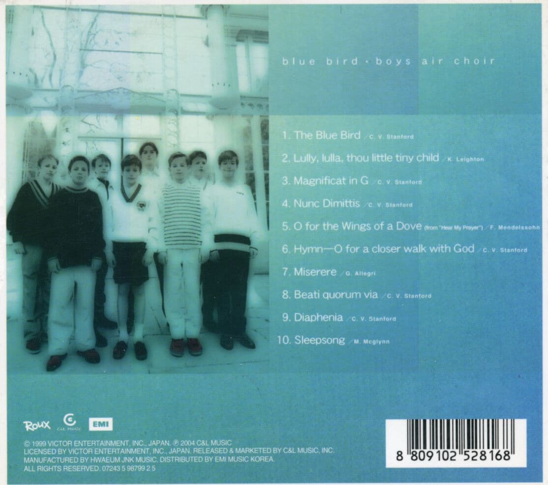 보이스 에어 콰이어 - Boys Air Choir - Blue Bird [디지팩] [미개봉]