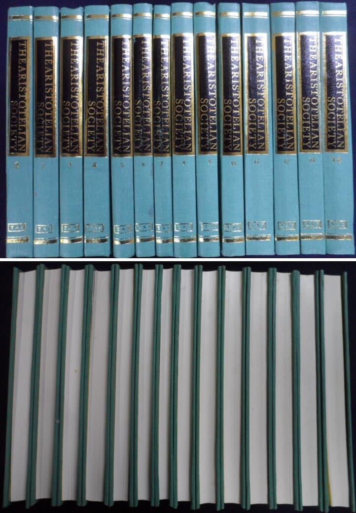 Proceedings of the Aristotelian Society  [1~14 전14권] (1975~1990)