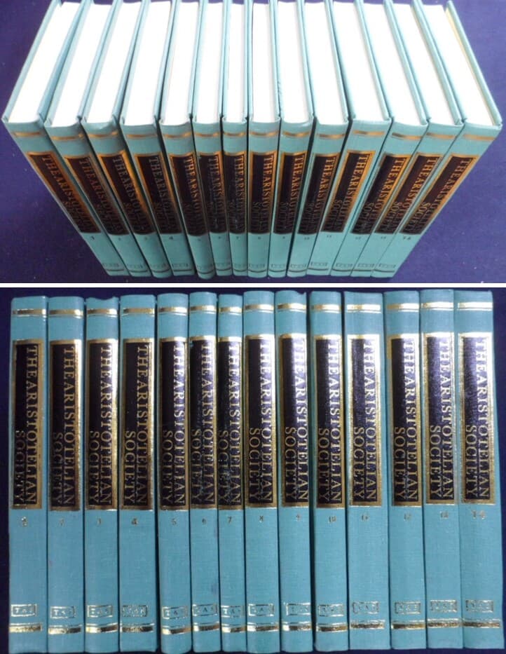 Proceedings of the Aristotelian Society  [1~14 전14권] (1975~1990)