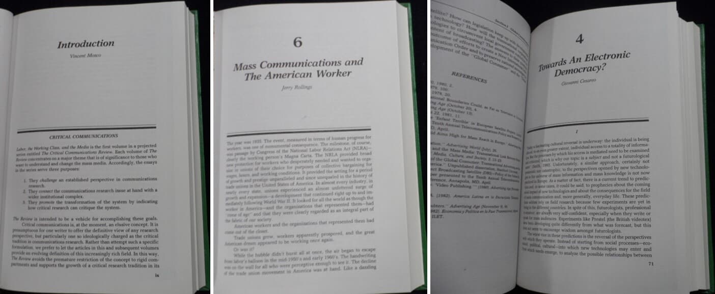 The Critical Communications Review: Volume 1~3 [전3권]