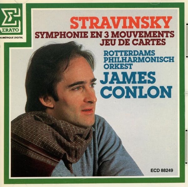 스트라빈스키 (Igor Stravinsky) : Symphonie En 3 Mouvements - 콘론 (James Conlon)(France 발매)