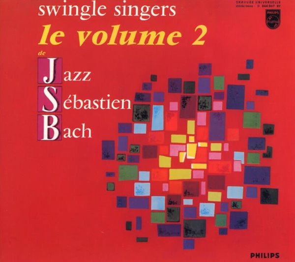 스윙글 싱어즈 (Swingle Singers) -  Le Volume 2 De Jazz Sebastien Bach (EU발매) 