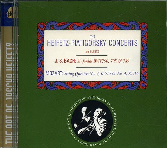 [수입] Bach - Sinfonia No.4, 9, 3 / Mozart - String Quintet No.3, 4 / Heifetz