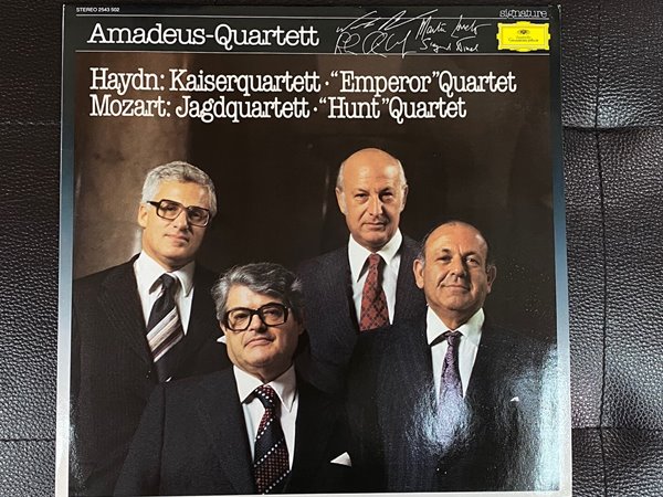 [LP] 아마데우스 콰르텟 - Amadeus Quartet - Haydn Kaiserquartett,Mozart Jagdquartett LP [독일반]