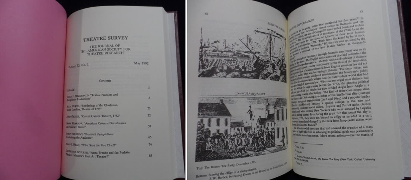 THEATRE SURVEY (VOL 16-33)(1975~1992) [現11冊] The american journal of theatre survey history 