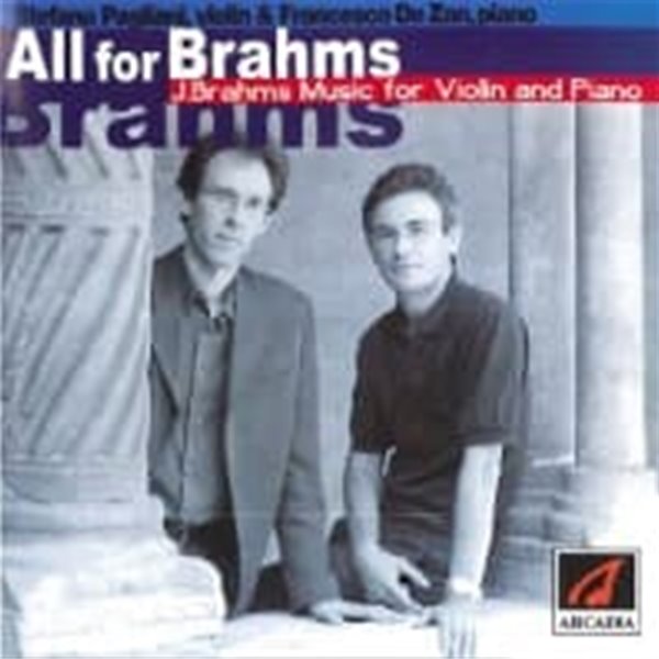 Stefano Pagliani, Francesco De Zan / All For Brahms (수입/ARC20182)