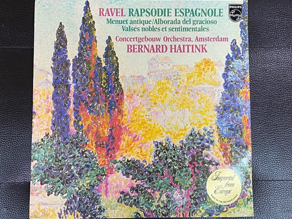 [LP] 베르나르트 하이팅크 - Bernard Haitink - Ravel Rapsodie Espagnole LP [홀랜드반]