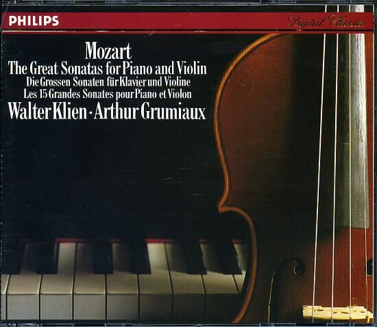 [수입] Mozart - The Great Sonatas for Piano and Violin / Grumiaux / Klien (4CD)