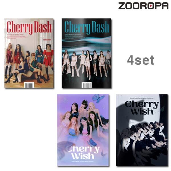 [미개봉/4종세트] 체리블렛 Cherry Bullet Cherry Dash Wish 2집 3집