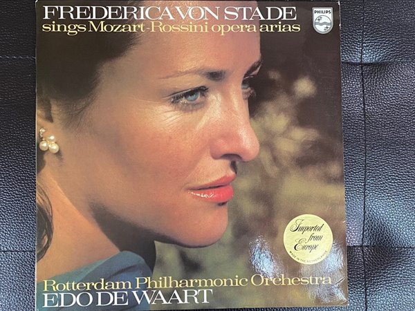 [LP] 프레데리카 폰 스타데 - Frederica Von Stade - Mozart Sings Arien Von Mozart U. Rossini LP [홀랜드반]