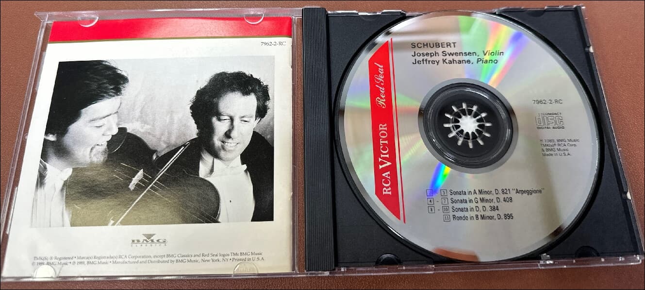 Schubert :Sonata, D. 821 "Arpeggione"- 스벤센 (Joseph Swensen) , 케인 (Jeffrey Kahane)(US발매)
