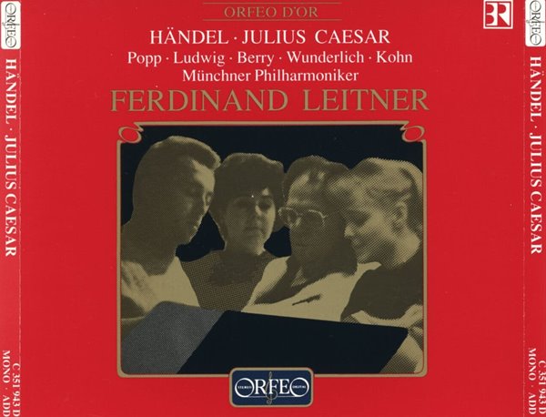 페르디난트 라이트너 - Ferdinand Leitner - Handel Julius Caesar 3Cds [독일발매]
