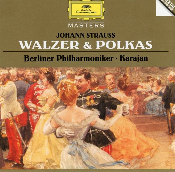 카라얀 - Karajan - Johann Strauss Walzer &amp; Polkas [독일발매]