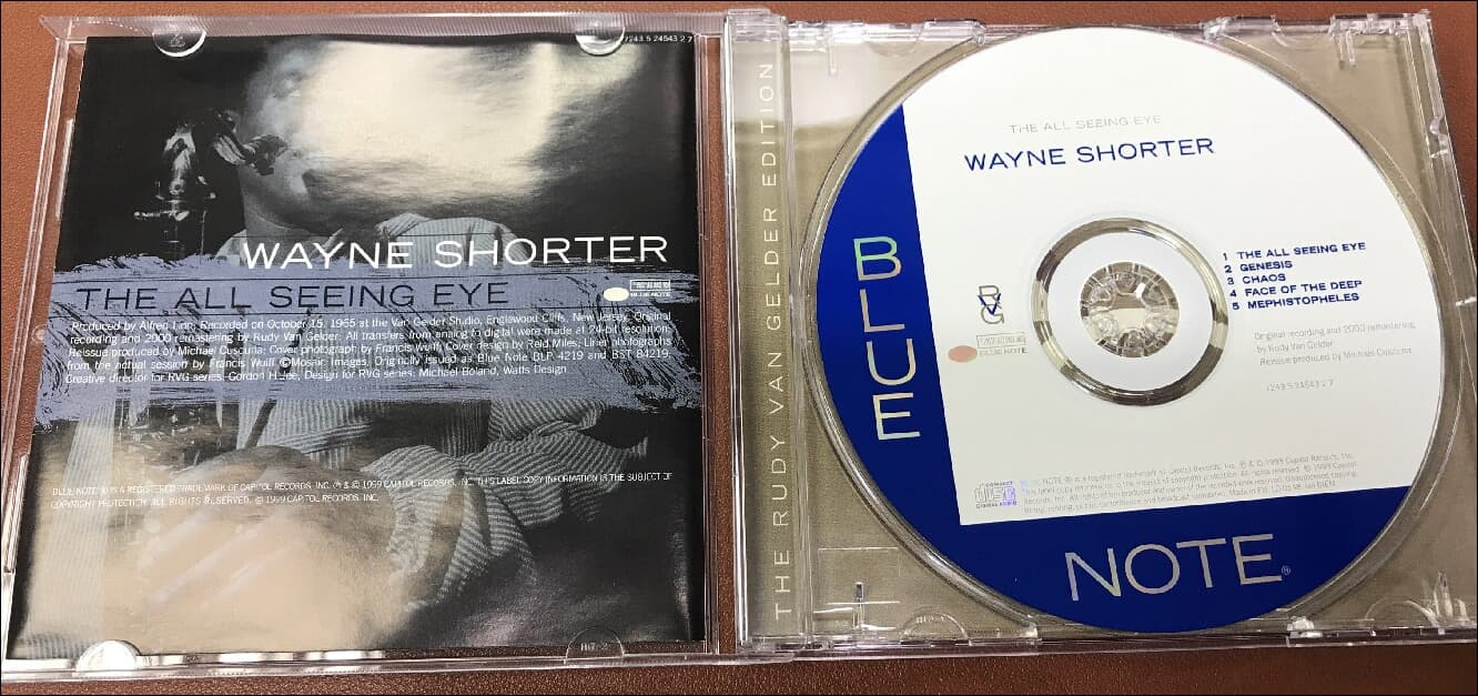 웨인 쇼터 (Wayne Shorter) - The All Seeing Eye (Rvg Edition)(UK & Europe발매)