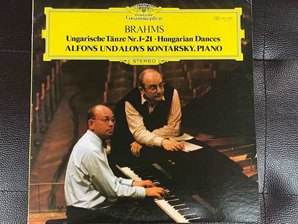 [LP] 알폰스,알로이스 콘타르스키 - Alfons Und Aloys Kontarsky - Brahms Hungarian Dances No.1-21 LP [일본반]