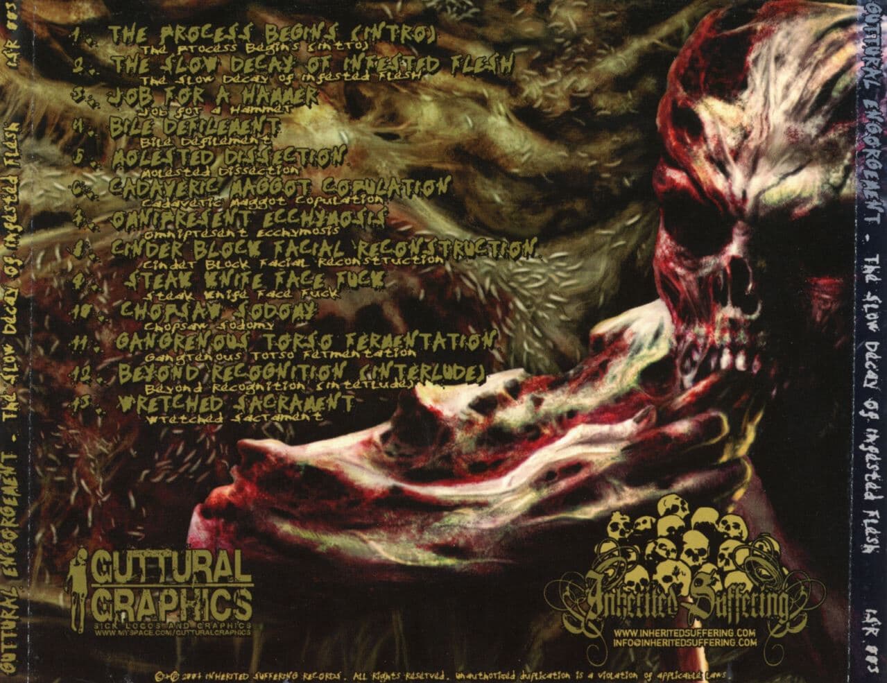 Guttural Engorgement - The Slow Decay Of Infested Flesh [러시아발매]